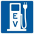 EV charging symbol