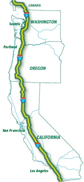 The Corridor Detailed Map Of Interstate Portland Or